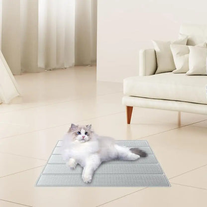 Pet Cooling Mat Foldable Self-Cooling Mat Scratch Resistant Leakproof Design Pet Supplies For Outdoor Indoor Crate Car Kennel