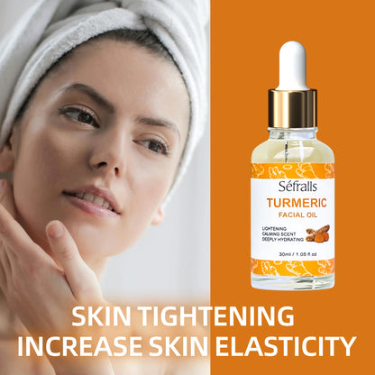 Séfralls Turmeric Skincare SetBlemish & Wrinkle Face SerumDeep CleansingBrightening & MoisturisingTurmeric SoapAnti Wrinkle