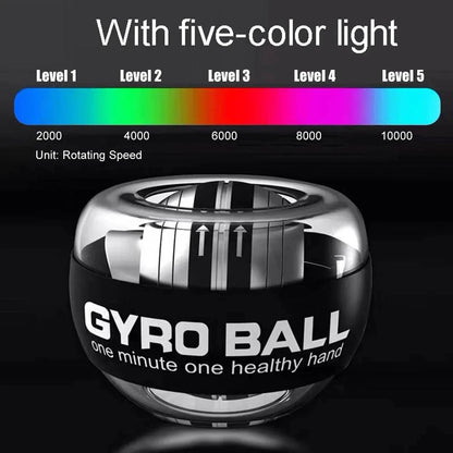 Wrist Power Ball Auto-Start Grip Ball Strengthener Gyroscopic Arm Gyro Hand ball Home Fitness Forearm Exerciser