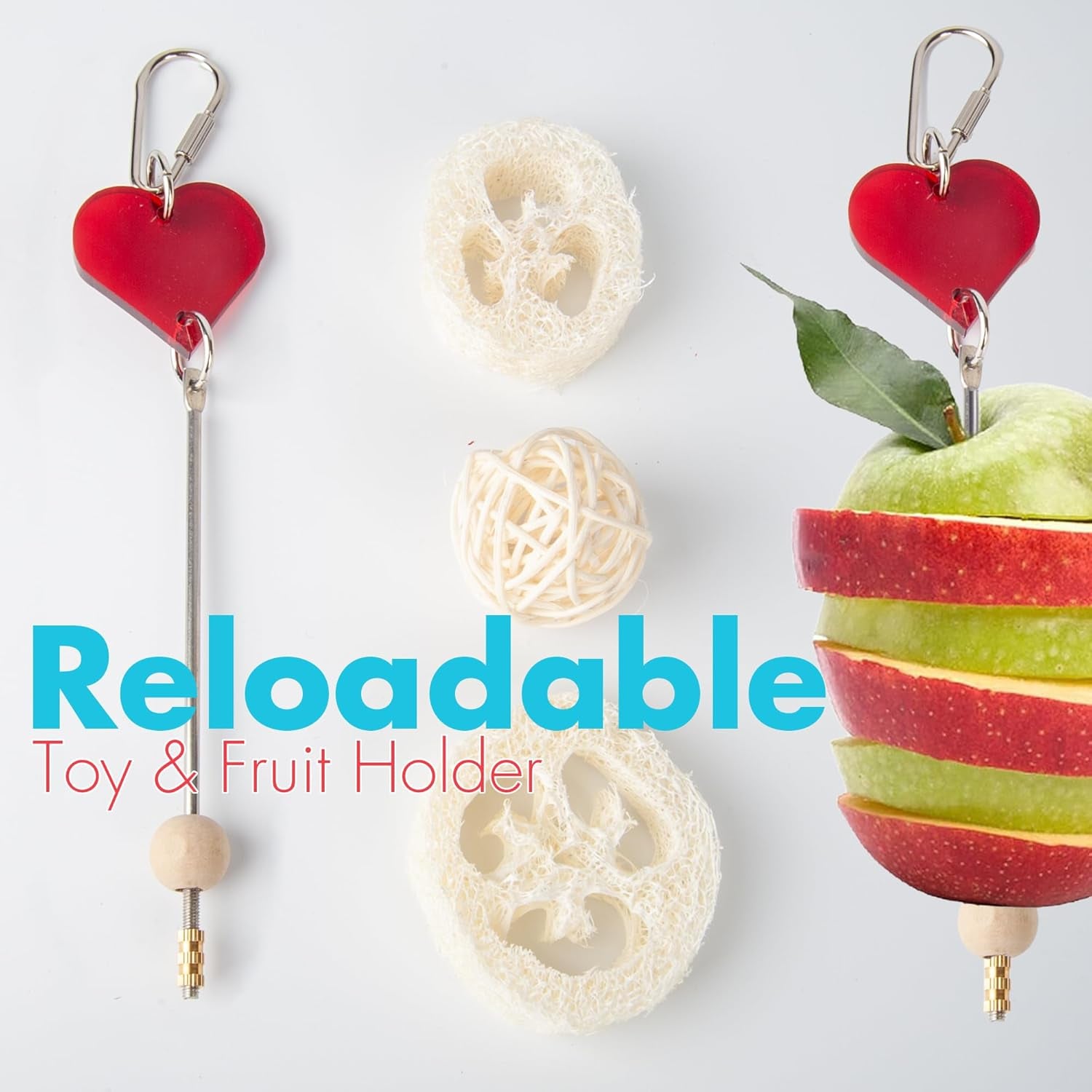 Small Bird Playground for Top of Cage Tree Bird Stands for Parrots Bird Play Ground - outside Bird Cage Toys - outside Bird Cage Accessories - Top Bird Cage Perch Cockatiel Playground (White, Small)