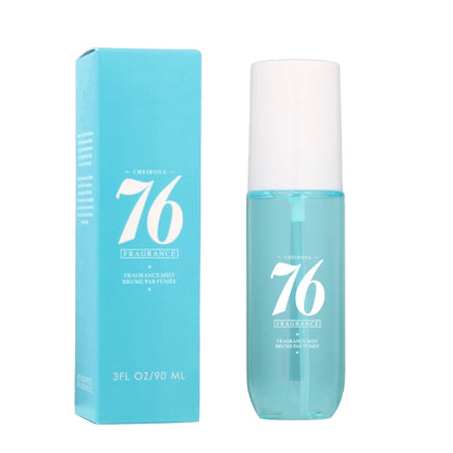 Natural alcohol-free and low-allergen liquid perfume spray that can be used on hair body and clothing Water-based natural oil