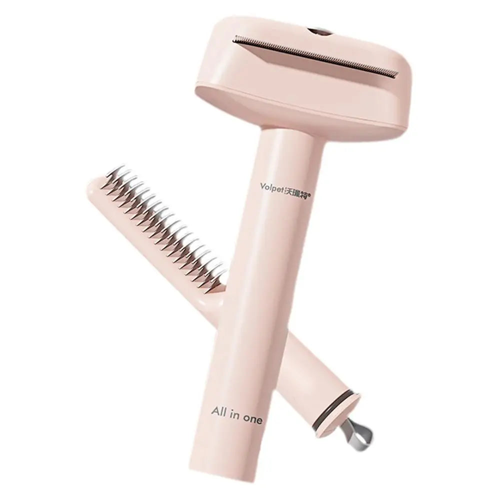 Cat Grooming Brush Shedding Brush Cat Hair Flea Groomer Lint Scraper Detangler Massage Coat Comb For Puppy Horse