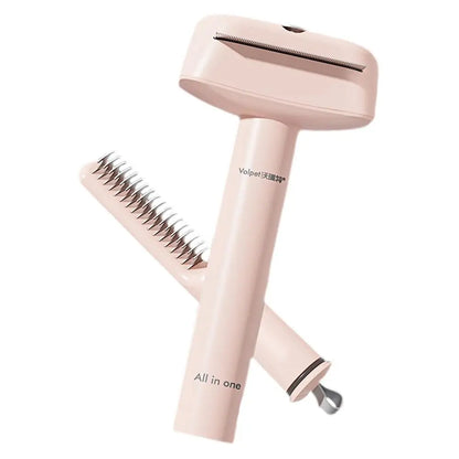 Cat Grooming Brush Shedding Brush Cat Hair Flea Groomer Lint Scraper Detangler Massage Coat Comb For Puppy Horse