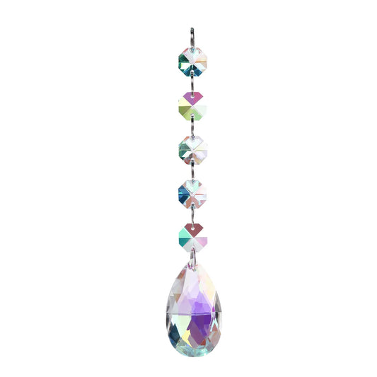 Sun Catchers With Crystals, Hanging Crystals Suncatchers For Windows, Colored Crystals Prisms  Pendant Suncatchers Beads New