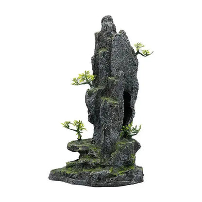 Ecological Lacape Aquarium Decoration Resin Mountain Scenery Pet Fi Tank Decorative Accories Simulation Mountain Ston...