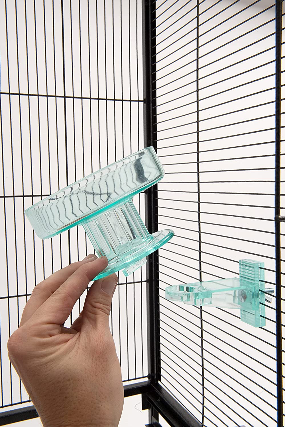 Quick Lock Bird Cage Accessory Bowls (Bath Bowl)