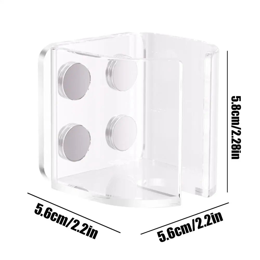 Hamster Water Bottle Stand Acrylic Transparent Feeder Bracket For Squirrels Leakproof Hamster Water Bottle Magnetic Holder