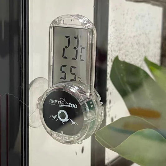 Climbing pet thermometer palace lizard horned frog tortoise reptile feeding box thermometer