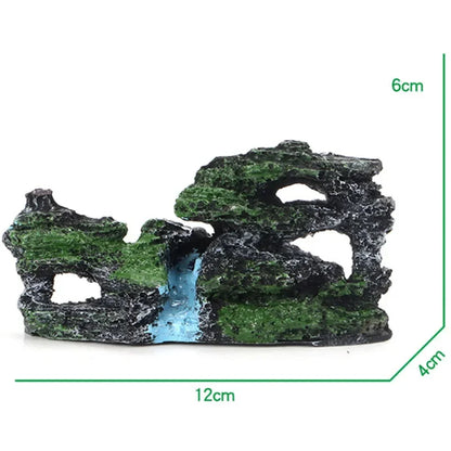 Decorative Rocks Aquarium Decoration Resin Rockery for Fish Tank Decoration Fake Stone Fish Tank Decor Aquarium Decorative Rocks
