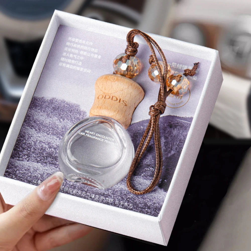 Air pendant aromatherapy oil diffuser, car interior air freshener essential oil long-lasting diffuser premium gift box