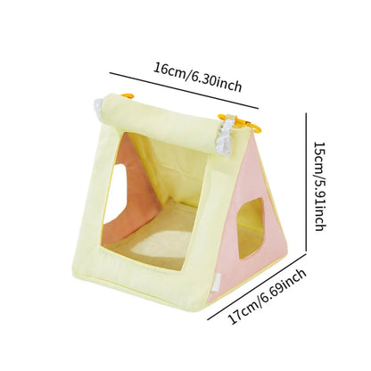 Bird Nest House Parrot Hanging Tent,Hanging Hammock All Seasons Use Hut Bird Bed for Parakeets Small Animals Cockatiels
