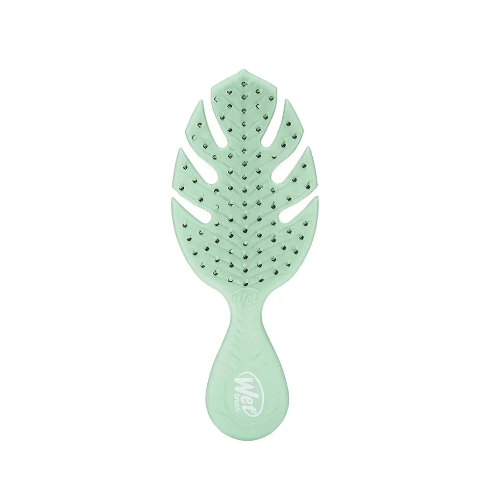 Mini Detangler Hair Brush Travel Size Eco Friendly IntelliFlex Bristles Easy Detangling Ergonomic Handle Tangle Free Gentle on
