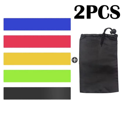 Cross-border Dedicated Yoga Latex Tension Ring Elastic Band Thin Legs Hip Lift Resistance Band Bodybuilding Tension Band Flat