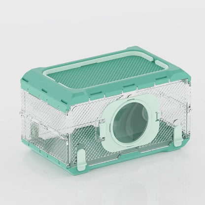 Folding Insect Observation Box Transparent Waterproof Portable Hamster Cage Wear Resistant Pet Observation Box for Outdoor