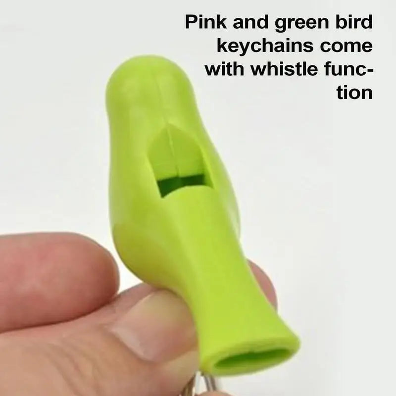 Key Holder Wall Mount Bird House Whistle Key Holder Housewarming Celebration Romantic Hook with 2 Rings for Living Room Bedroom