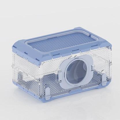 Folding Insect Observation Box Transparent Waterproof Portable Hamster Cage Wear Resistant Pet Observation Box for Outdoor