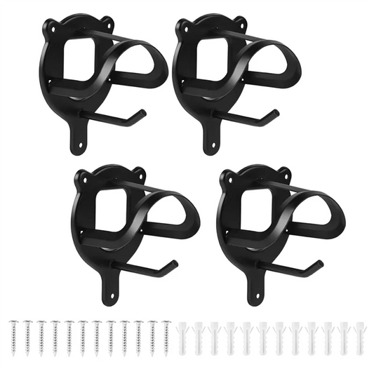 4Pcs Horse Bridle Rack Metal Bridle Hooks With Tubes And Screw Wall Mounted Horse Barn Supplies-[A37I]