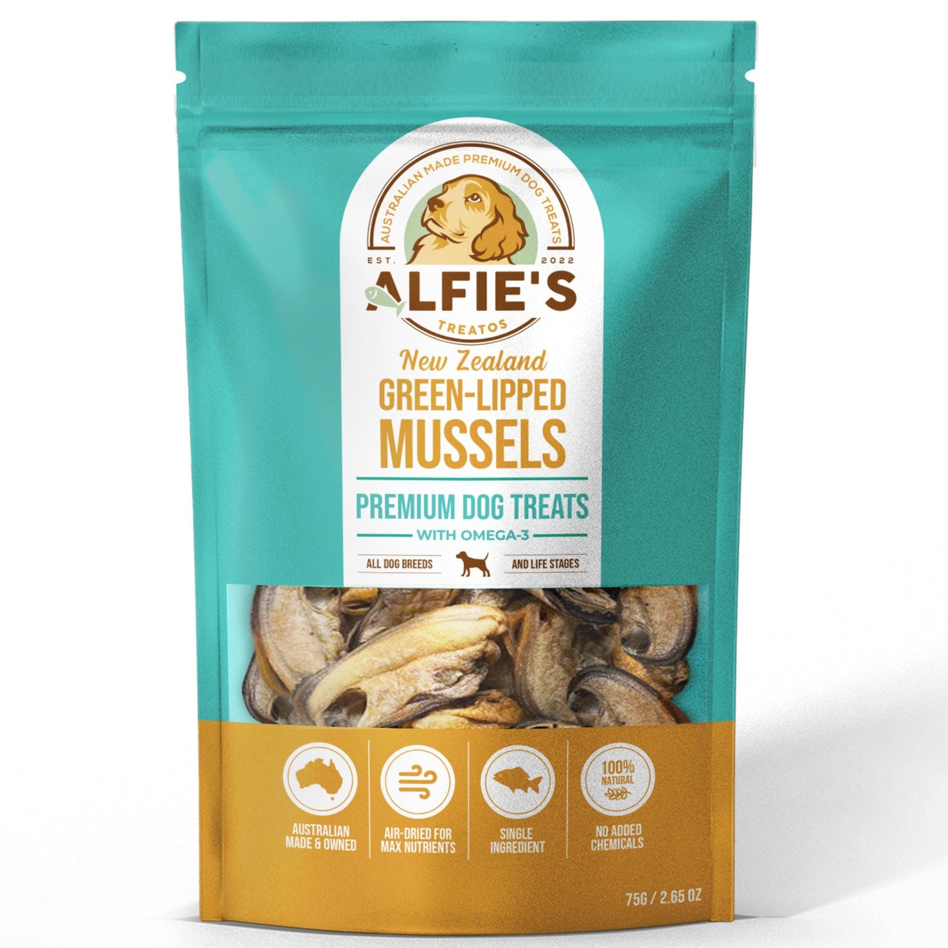 New Zealand Green Lipped Mussel Dog Treats-0