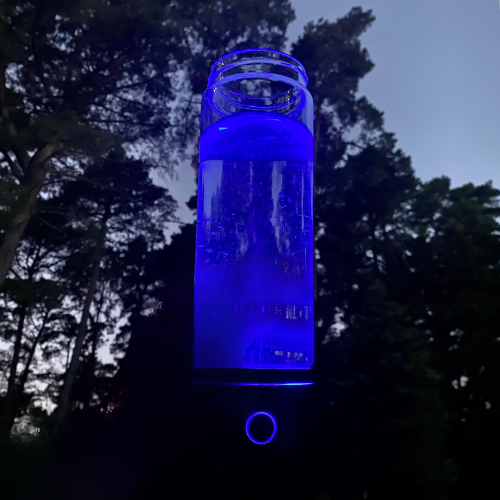 Hydrogen Glass Water Bottle 550 mL-1