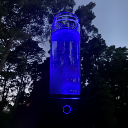 Hydrogen Glass Water Bottle 550 mL-1