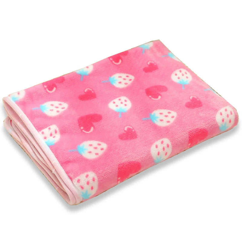 Soft and Fluffy High Quality Pet Blanket Cute Star Print Pet Mat Warm and Comfortable Pet Blanket for Dogs and Cats Pet Supplies