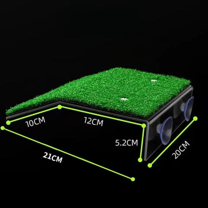 S/M/L Size Turtle Platform Float Decoration Terraces Grass Ramp Reptile Resting Moss Island Aquarium Accessories Habitat Decor