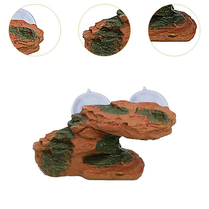 Resin Step Turtle Tank Aquarium Float Decoration Turtle Basking Platform with