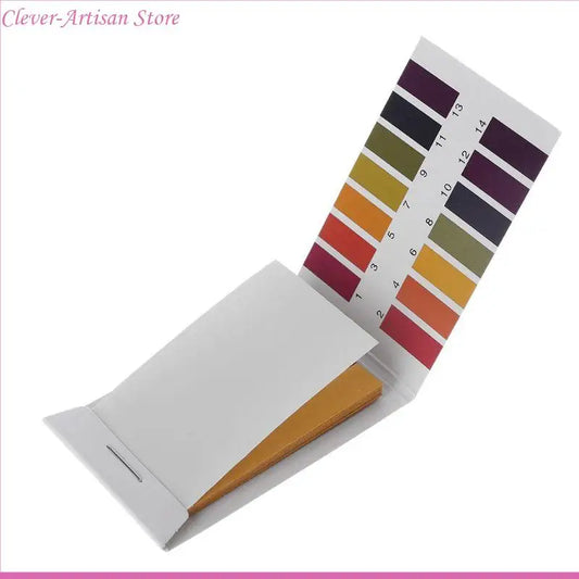 E06B 80 Pcs Aquarium Test Strip Fish for Tank Test Accurate Result for pH Easy Reading for Water Hydroponic & Soil Tes