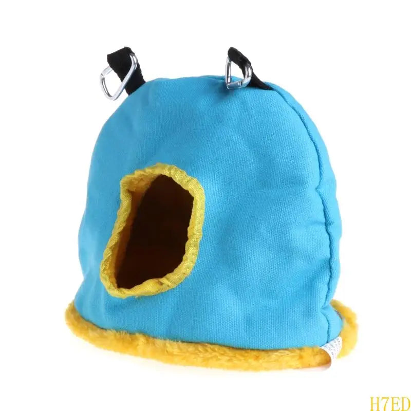 H7ED Parrot Hammock Hanging Tent for Budgies Parakeets Small Animals Plush House