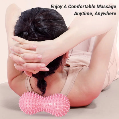 Peanut Massage Spiky Ball Training Muscle Pain Stress Foot Massager Relaxation Myofascial Balls For Plantar Trigger