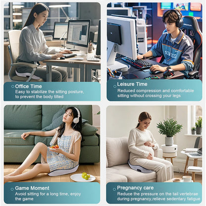 Electric Massage Cushion Vibration Massage Chair Cushion Hip Massage Mat Buttock Massager Waist Support Lumbar Pillow masajeador