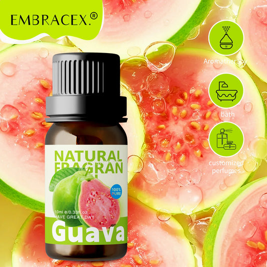 10ml Guava Essential Oils Guava women's Perfume In car fragrance Funny Gifts perfume Face Essential Oil Aromatic Essences