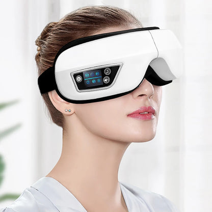 6D Smart Vibration Eye Massager Airbag Compress Eye Care Instrument Bluetooth Music Eye Massage Sleep Mask Eye Relax Fatigue
