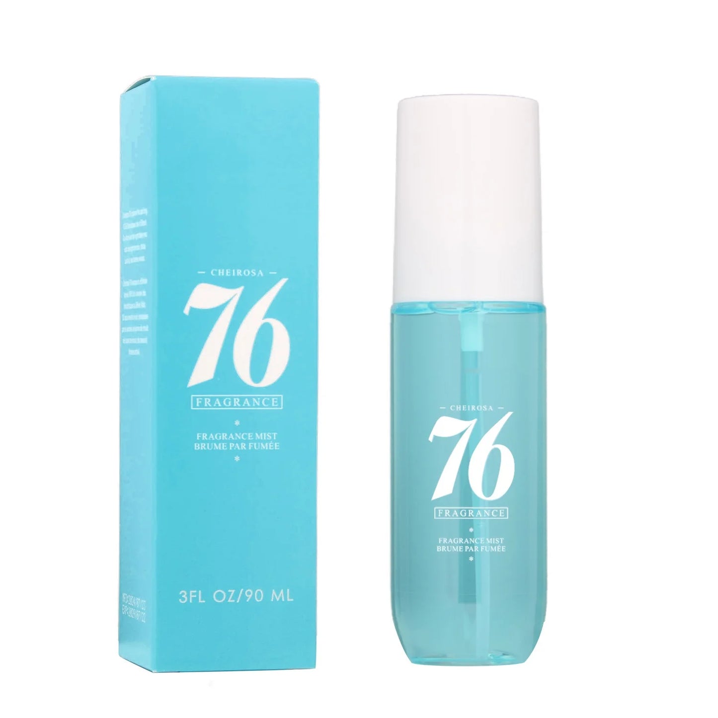 Natural alcohol-free and low-allergen liquid perfume spray that can be used on hair body and clothing Water-based natural oil