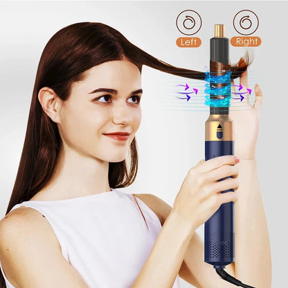 Professional Air Hair Styler 5 In 1 Low Noise Hair Curling Straightening Hair Drying 1000W Hot Air Brushes