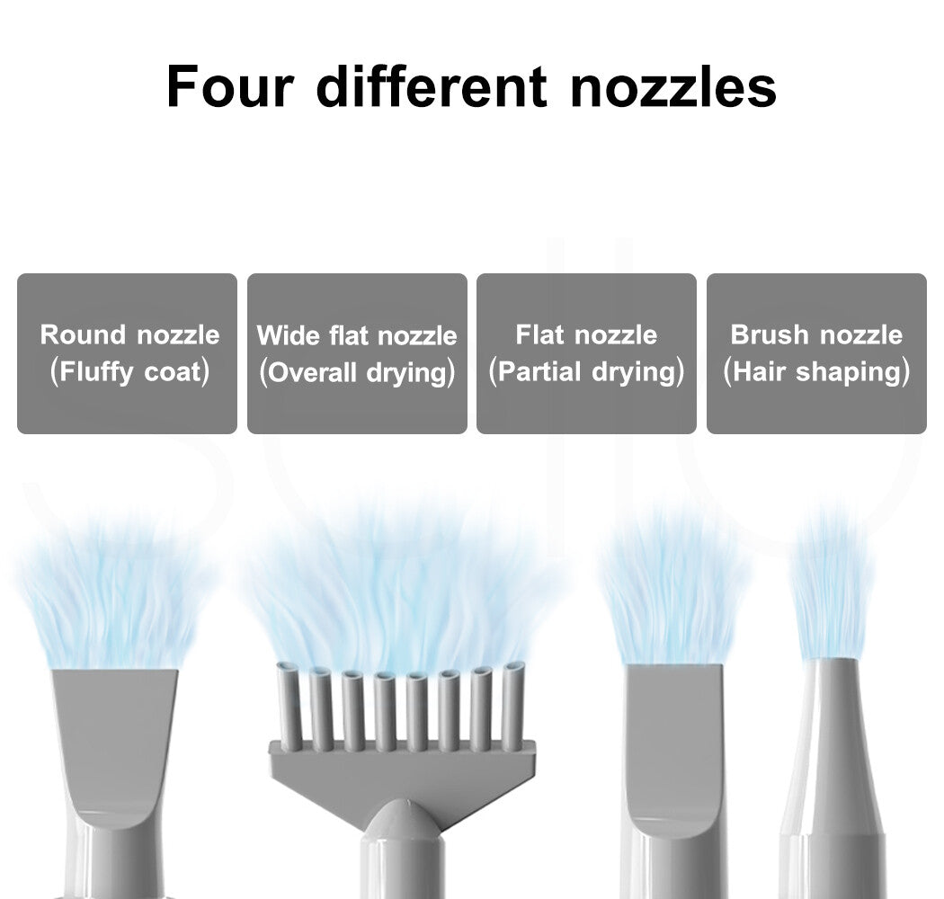 Pawz Pet Hair Dryer Grooming Dog Cat Blow Speed Hairdryer Blower Heater 3200W