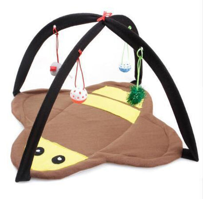 Cozycat Foldable Cartoon Cat Play Tent Hammock: The Ultimate Cat Haven-9