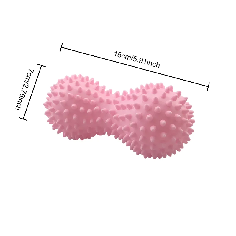 Peanut Massage Spiky Ball Training Muscle Pain Stress Foot Massager Relaxation Myofascial Balls For Plantar Trigger