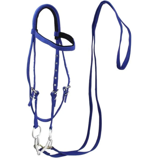 Thickened Horse Halters Comfortable Adjustable Strap Horse Neck Stretcher Durable Heavy Duty Horse Bridle Training Rope