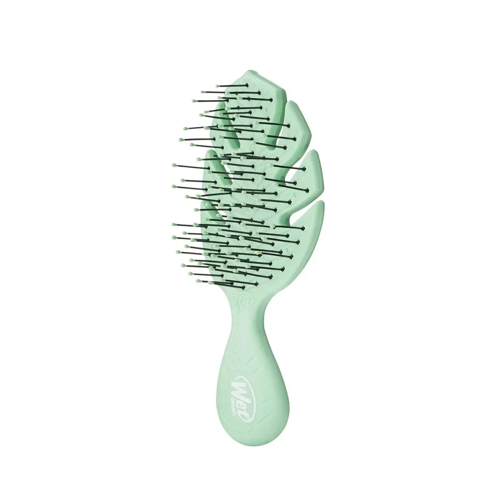 Mini Detangler Hair Brush Travel Size Eco Friendly IntelliFlex Bristles Easy Detangling Ergonomic Handle Tangle Free Gentle on