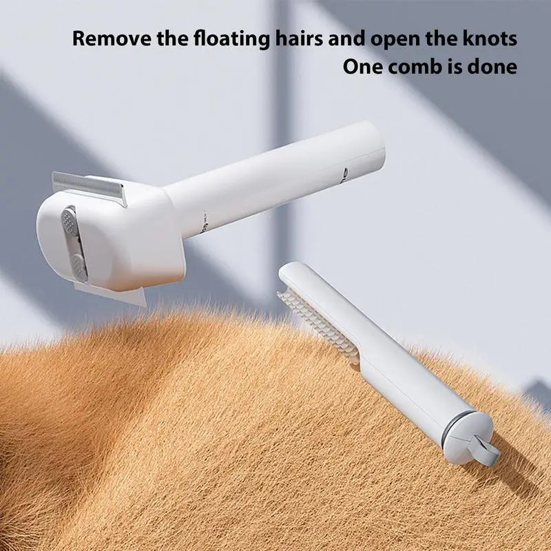 Cat Grooming Brush Shedding Brush Cat Hair Flea Groomer Lint Scraper Detangler Massage Coat Comb For Puppy Horse