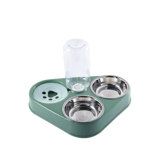 PawMate DuoFlow Feeder – Spill-Free Feeding & Hydration Station for Pets