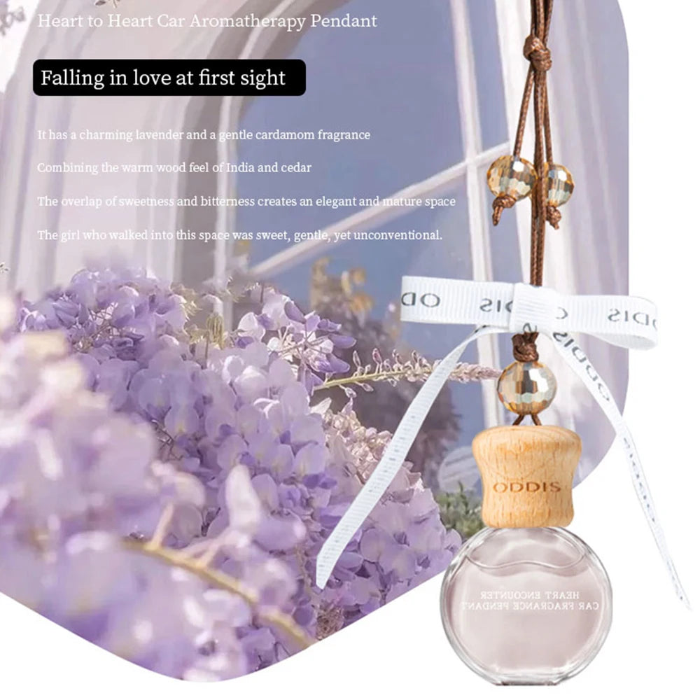 Air pendant aromatherapy oil diffuser, car interior air freshener essential oil long-lasting diffuser premium gift box