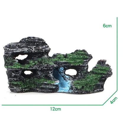 Decorative Rocks Aquarium Decoration Resin Rockery for Fish Tank Decoration Fake Stone Fish Tank Decor Aquarium Decorative Rocks