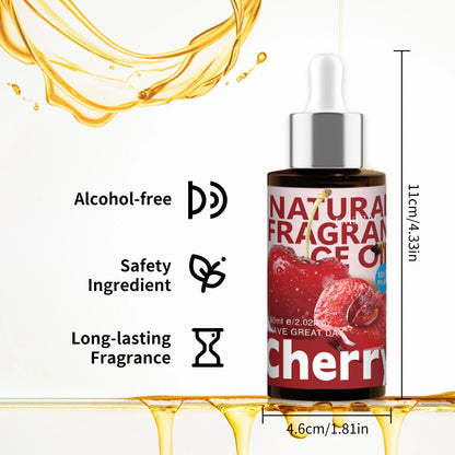 Red Cherry Aromatherapy Essential Oil Good Essential for Diffuser, Candles, Soaps, Perfume 60ml Cherry Fragrance Oil