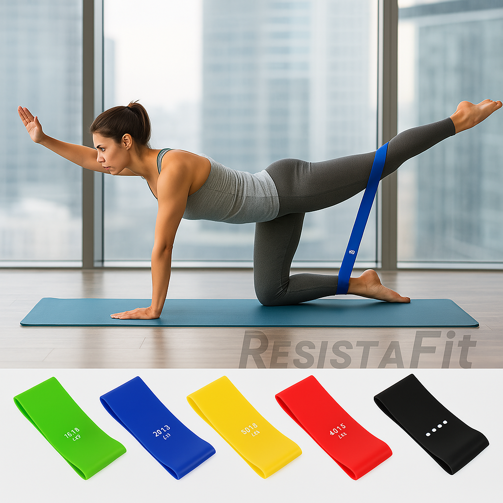 Cross-border Dedicated Yoga Latex Tension Ring Elastic Band Thin Legs Hip Lift Resistance Band Bodybuilding Tension Band Flat