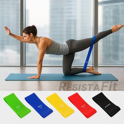 Cross-border Dedicated Yoga Latex Tension Ring Elastic Band Thin Legs Hip Lift Resistance Band Bodybuilding Tension Band Flat
