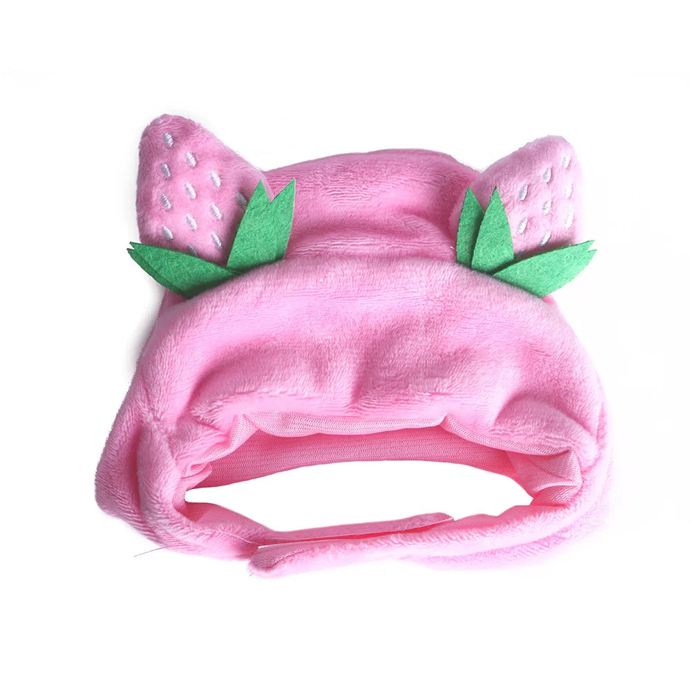 Funny Hat for Cat Sunflower Christmas Costume Pet Hat Halloween Cosplay Keep Warm Headwear Dogs Hats Puppy Accessories for Cats