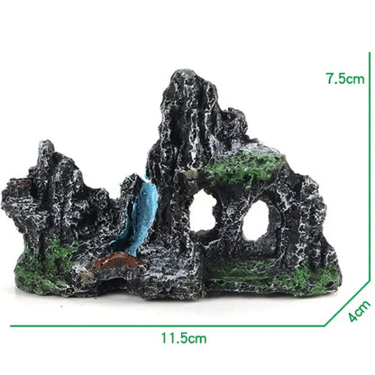 Decorative Rocks Aquarium Decoration Resin Rockery for Fish Tank Decoration Fake Stone Fish Tank Decor Aquarium Decorative Rocks