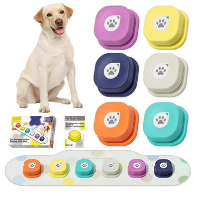 TalkiPaws Smart Button Set – Teach Your Pet to Speak with a Paw